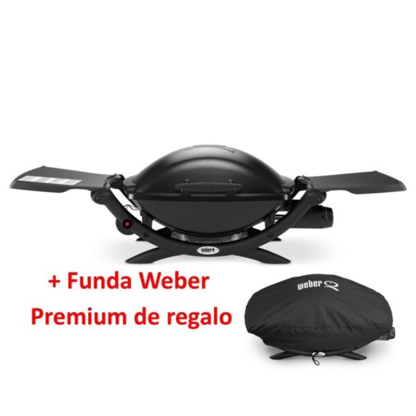 WEBER BARBACOA GAS Q2000 + FUNDA + ACCESORIOS - Imagen 2