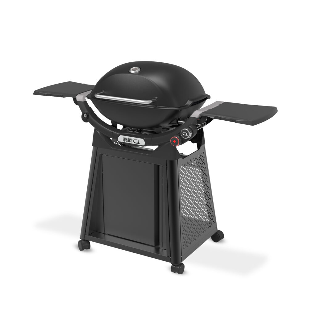 Barbacoa Weber Q elegante y moderna.