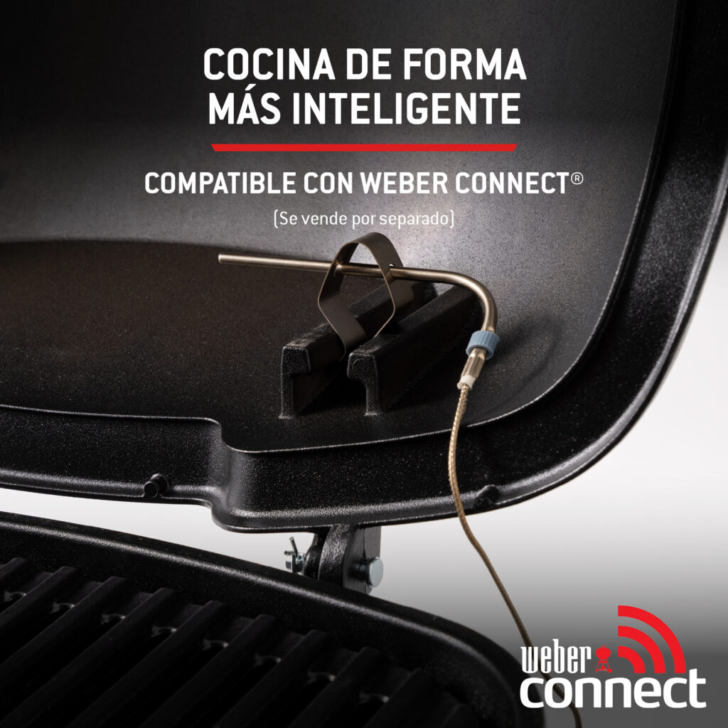 Parrilla con tecnología Weber Connect