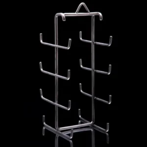 Soporte metálico para colgar en color negro