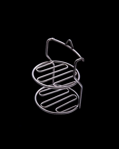 Soporte metálico para esponja de fregadero