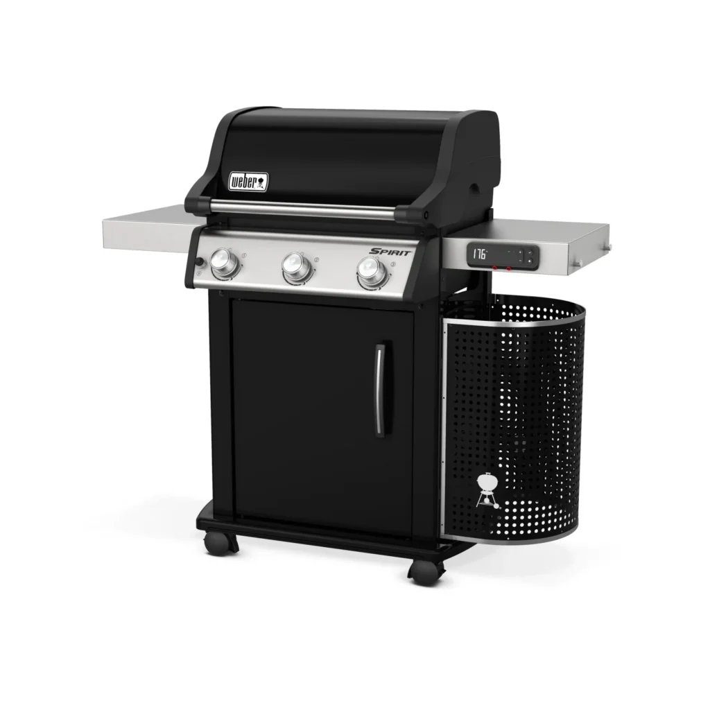 Barbacoa de gas con tres quemadores
