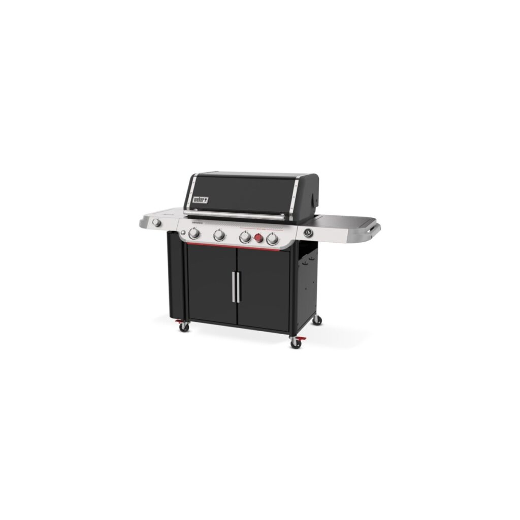 Barbacoa de gas con cuatro quemadores