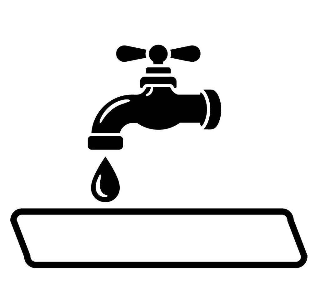 Grifo goteando sobre lavamanos