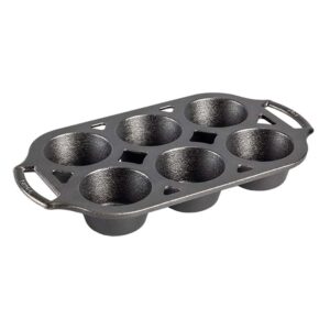 Molde de hierro fundido para muffins.