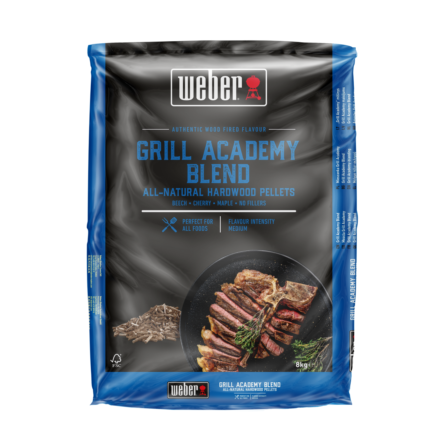 Pellets naturales para barbacoa Weber