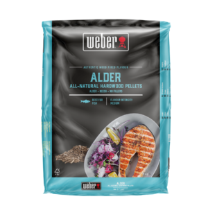 Bolsa de pellets de madera Weber de aliso