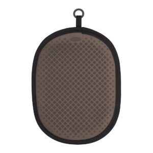 Manopla de silicona para horno marrón
