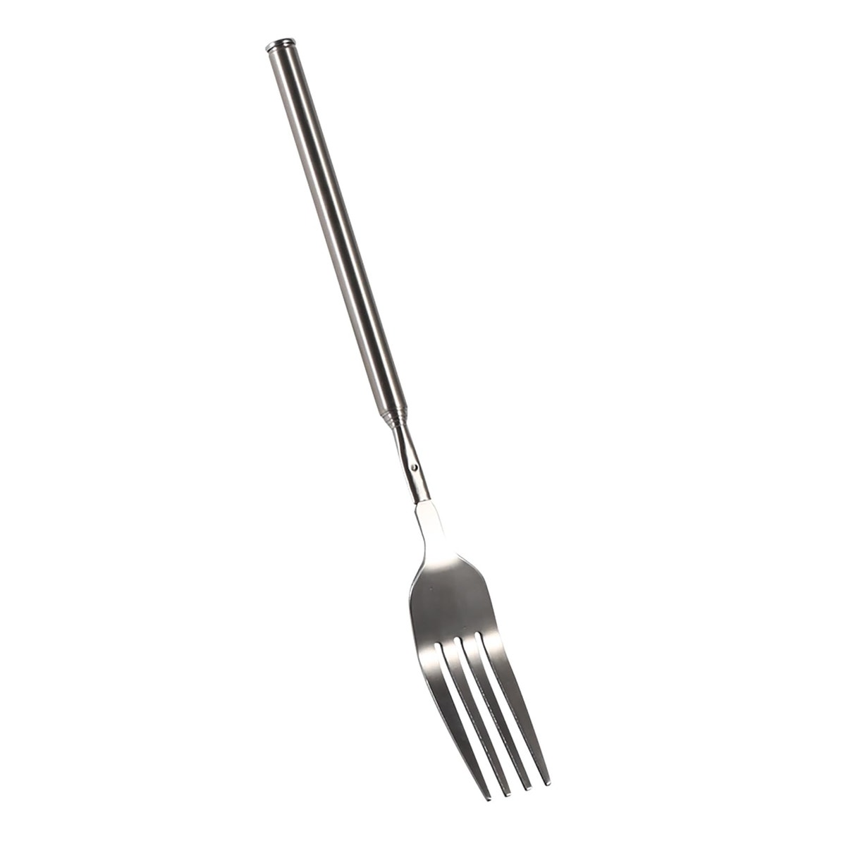 Tenedor de acero inoxidable con mango largo