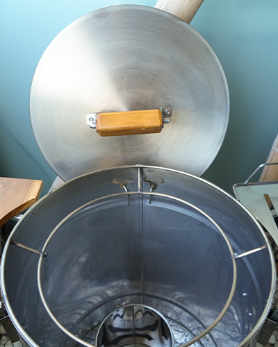 Extractor de miel vacío de metal